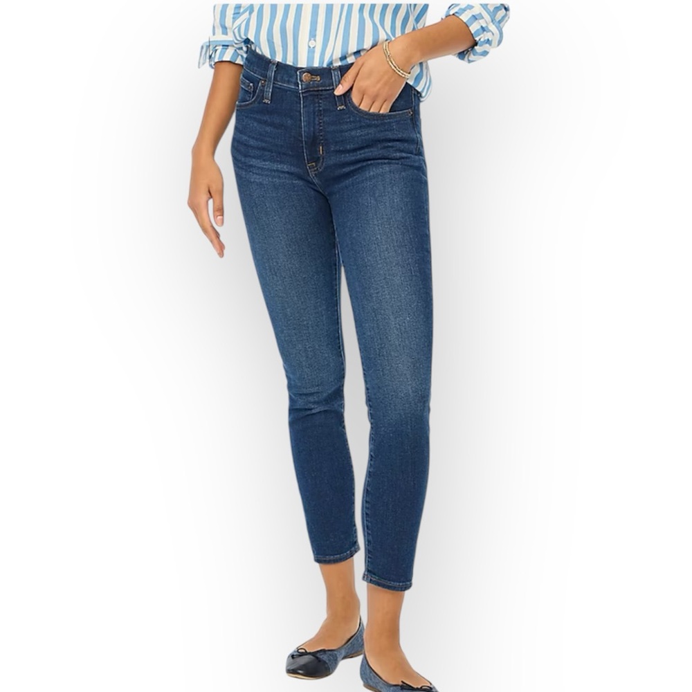J Crew 9” High-Rise Skinny Jeans size 28